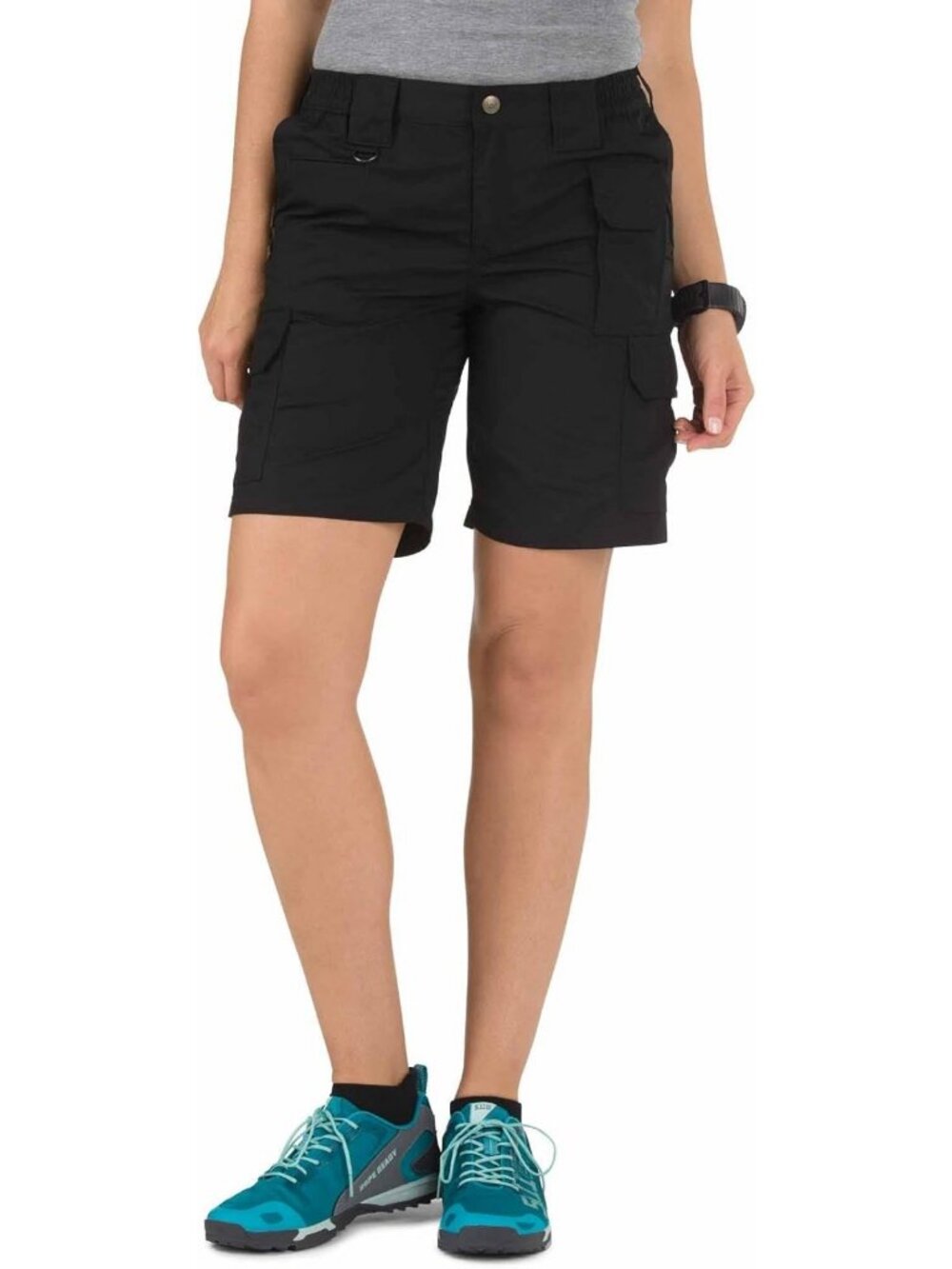 Women's Tactical Cargo Shorts, 9" Ripstop, 6-Pockets, Lightweight & Durable